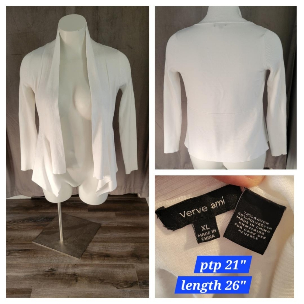 Size Xl white Cardigan